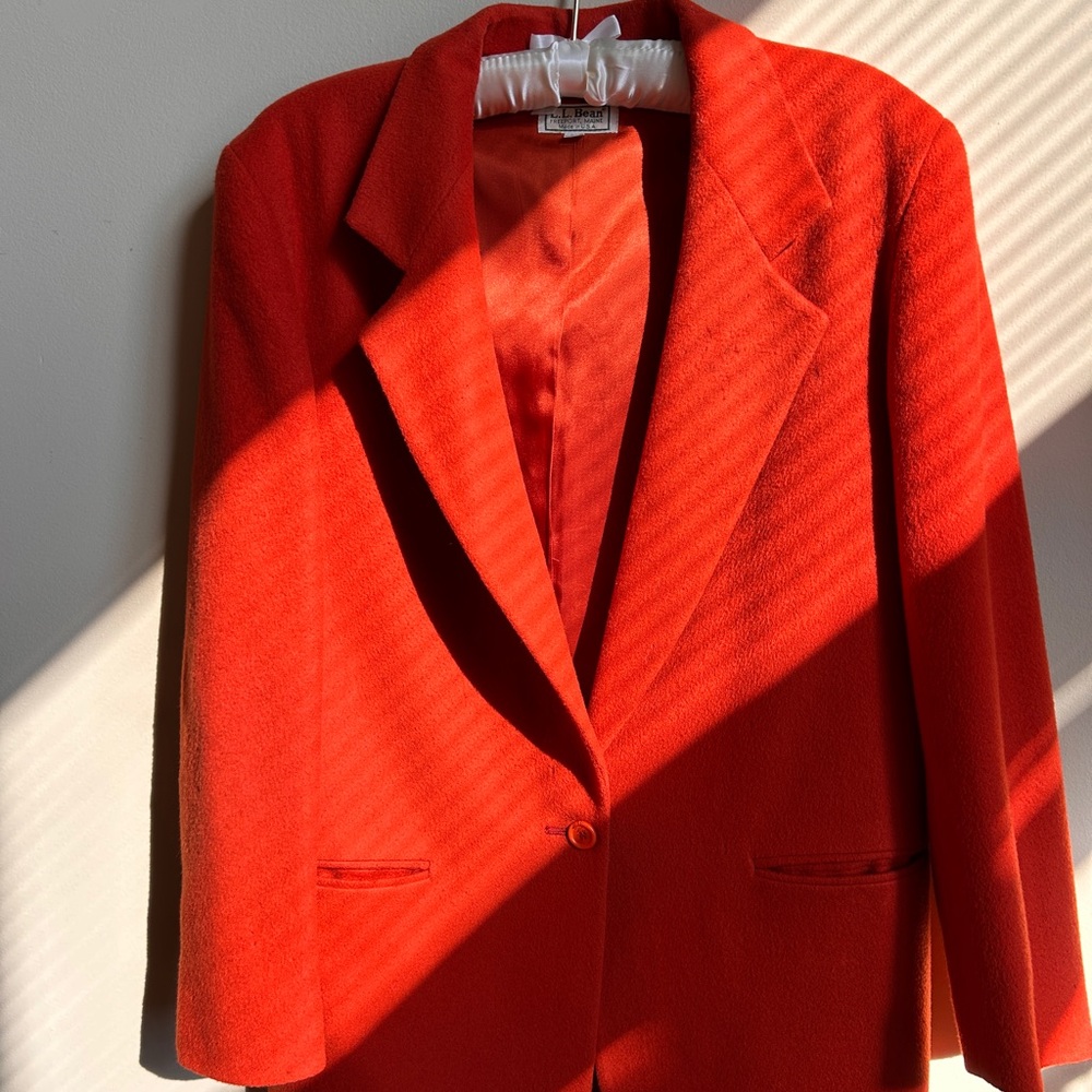 Vintage L.L. Bean wool and cashmere jacket